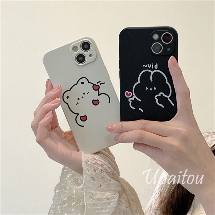 Ốp Điện Thoại Silicon Dẻo Họa Tiết Hoạt Hình Dễ Thương Cho iPhone 13 12 11 Pro Max X XR Xs Max 7 8 SE 2020 6 6s Plus