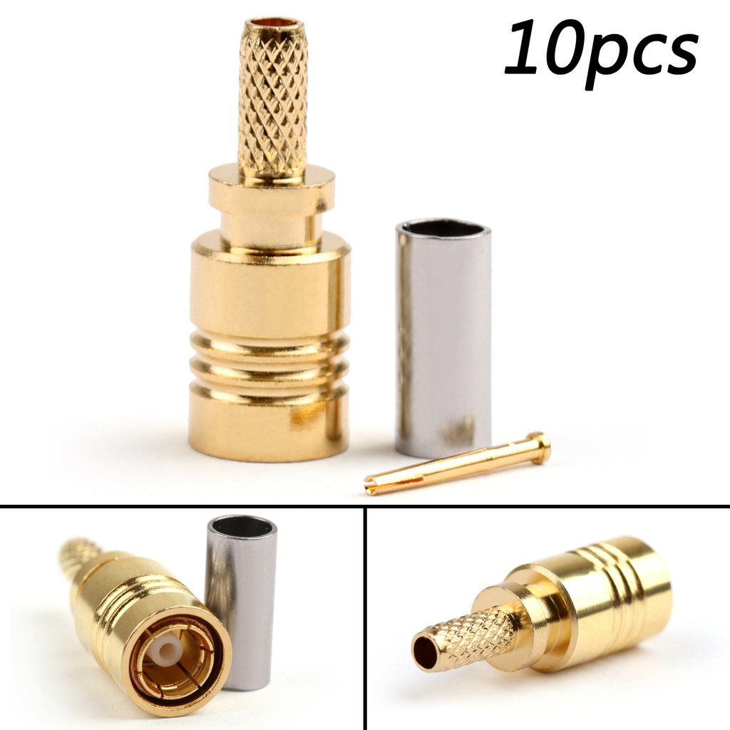 Bộ 10 Đầu Nối Dây Cáp Rg174