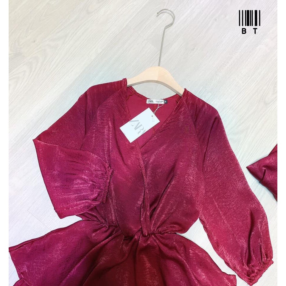 Váy LỤA NHUNG PHỐI TẦNG Siêu đẹp