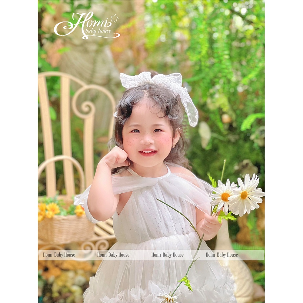 Đầm công chúa Sunny cho bé gái HOMI BABY HOUSE váy cho bé dự tiệc dạo phố