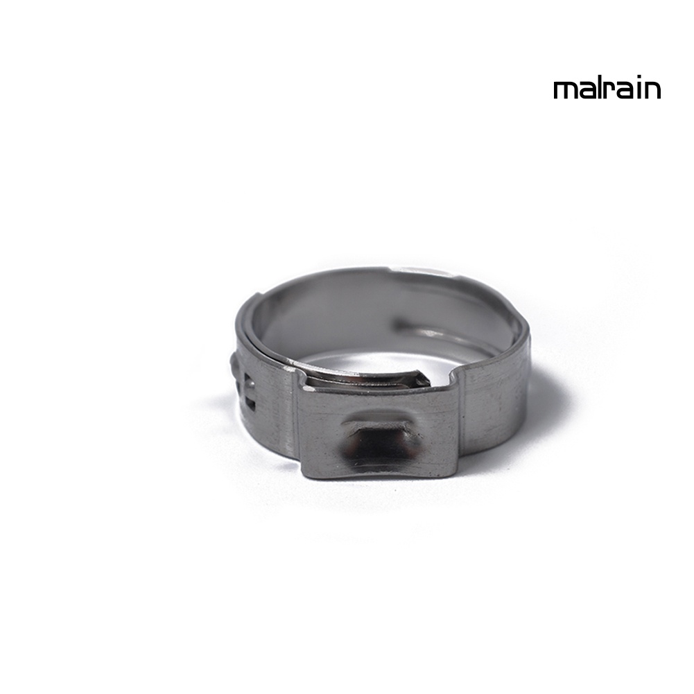 Set 10 Kẹp Ống Nhiên Liệu Hình Chữ O Bằng Thép Không Gỉ