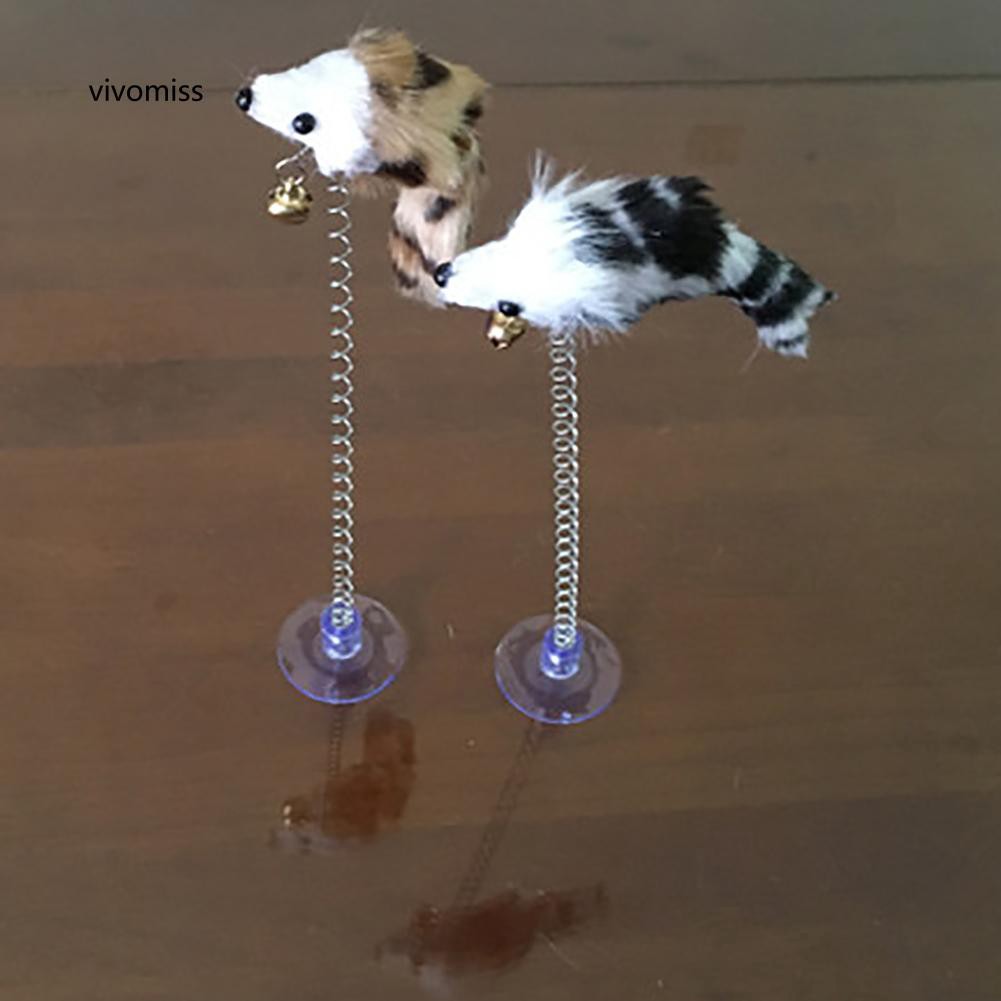 Đồ chơi chuột giả có giác hút cho mèo cưng
