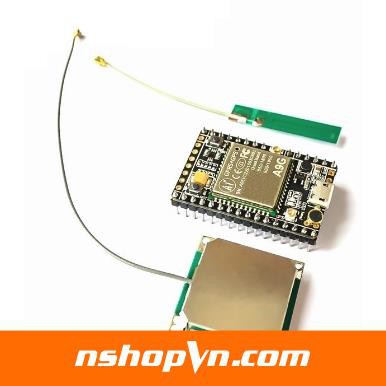 Mạch GSM GPRS GPS BDS A9G giao tiếp UART phiên bản nâng cấp của Module Sim A7 2 anten định vị GPS và GSM