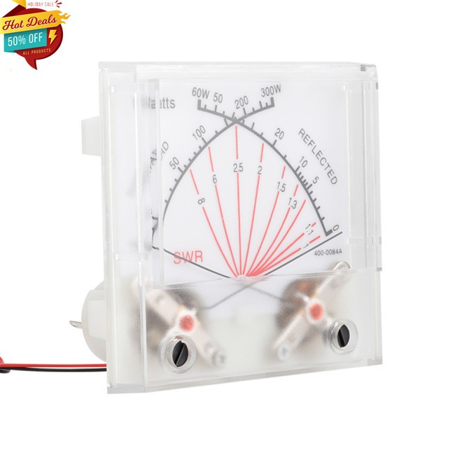 COD Wireless Radio Station Swr Watt Meter Dual-pin 60/300w Power Meter Transmitter Standing Wave Meter With Backlight