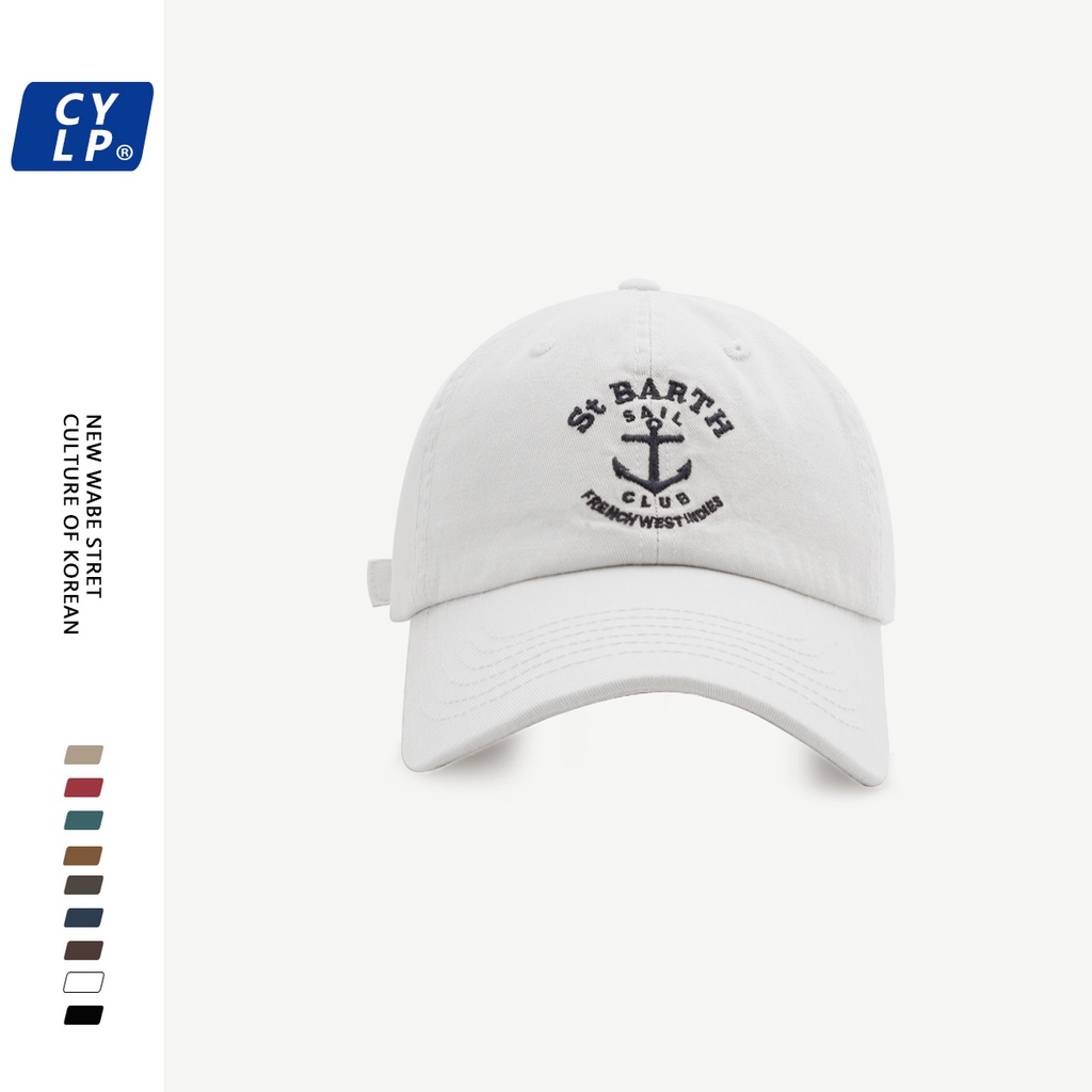 Mũ Lưỡi Trai Mềm Thêu Chữ Phong Cách Hip Hop Đường Phố Hàn Quốc