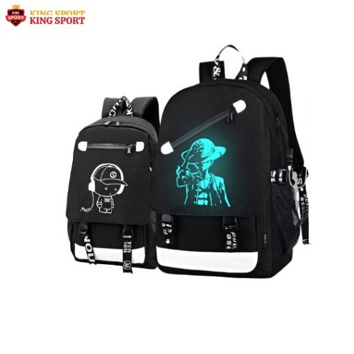 Balo Dạ Quang Phát Sáng Nam Nữ, Balo Đựng LapTop Vải Cao Cấp Phát Sáng Trong Đêm