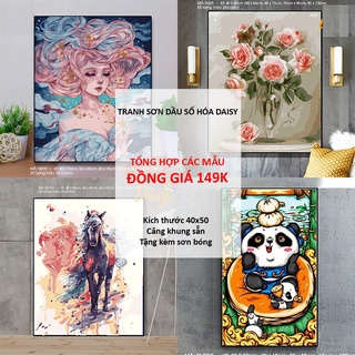 【HOT】 Tranh Số Hóa Tự Tô Màu DAISY Đồng Giá 149k Duy Nhất Hôm Nay