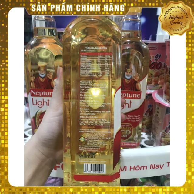 àng chính hãng Dầu ăn Neptune 1L Mẫu Mới