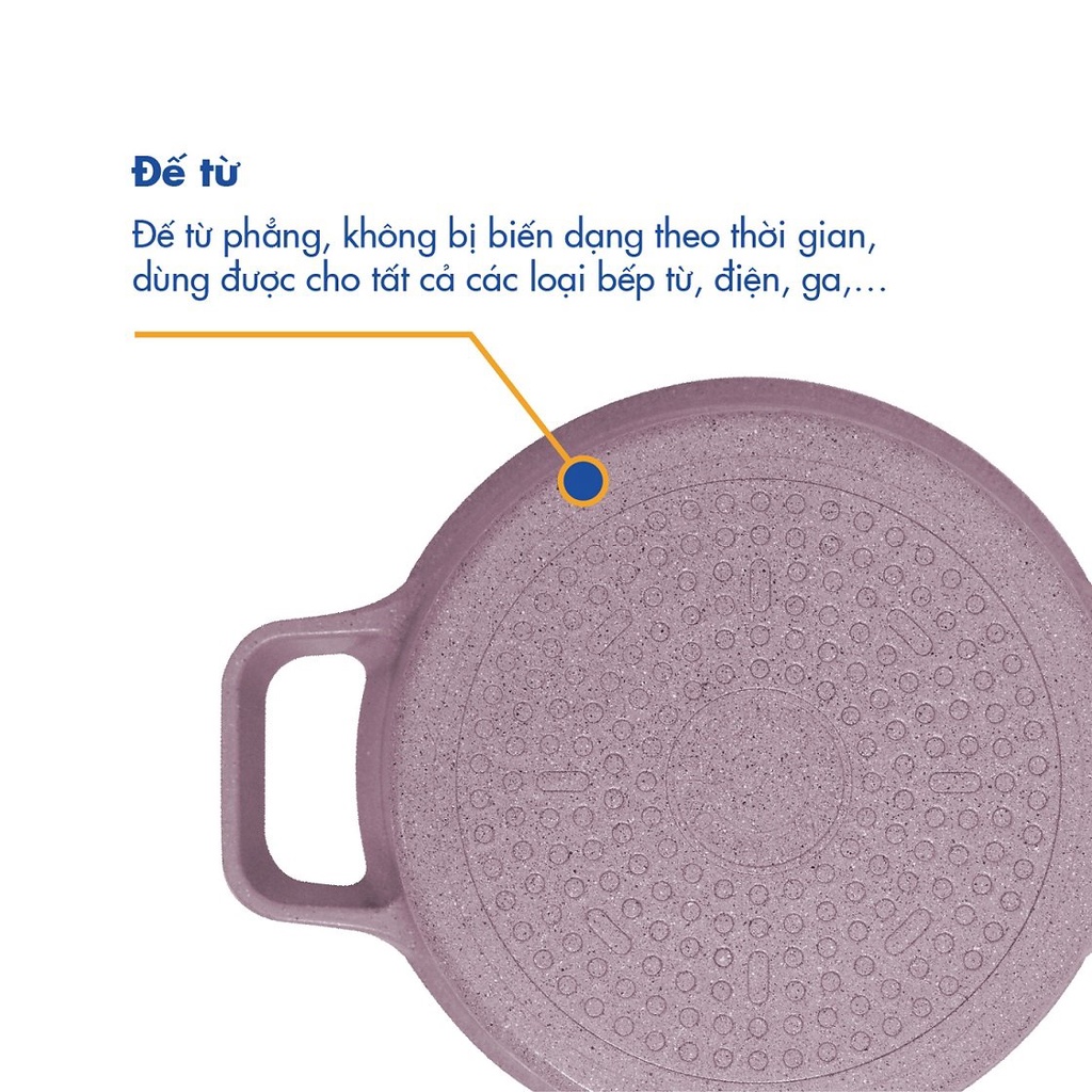 Nồi nấu Levante đáy từ Korea King KP-20LI / KP-24LI / KP-28LI