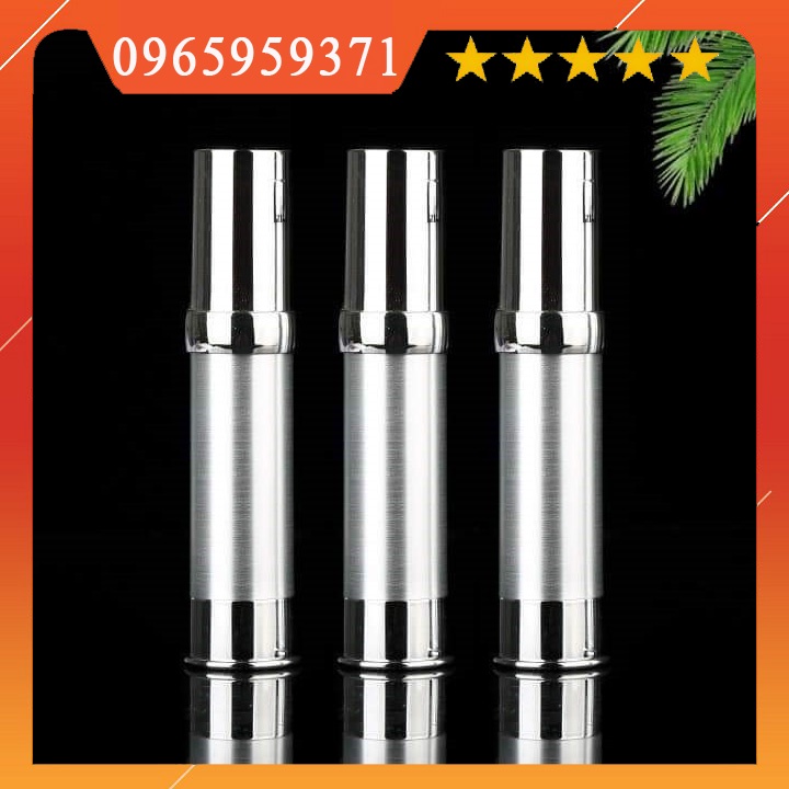 Chai hút chân không 25ml bạc