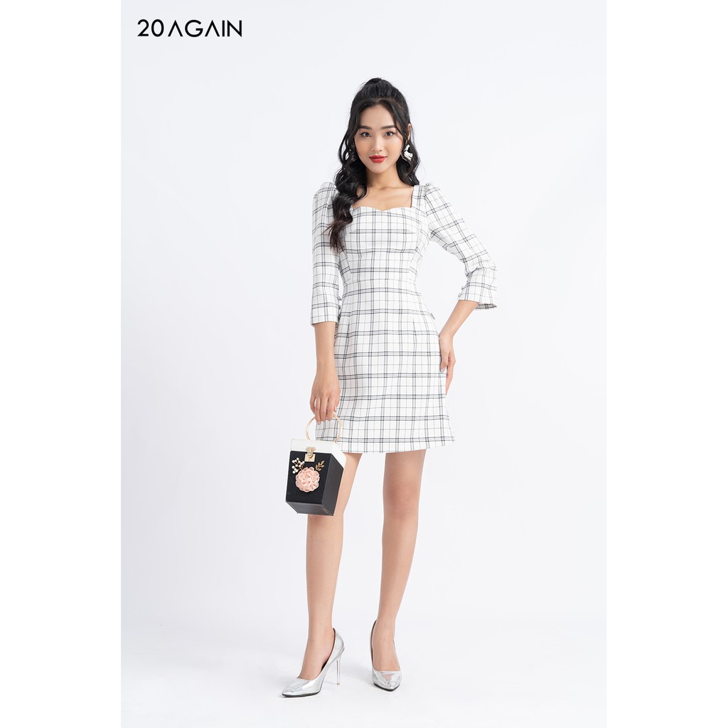 Đầm vuông tay lỡ cổ tim ôm body DOA1023 - 20AGAIN | BigBuy360 - bigbuy360.vn