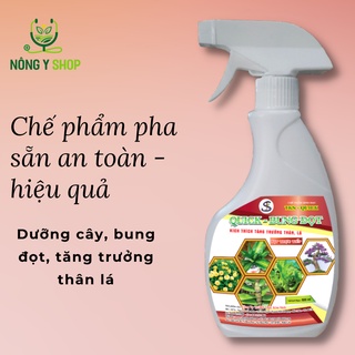 Chế phẩm pha sẵn quick bung đọt, phân bón lá dưỡng chồi trên cây cảnh - 500ml - Thủy kim sinh