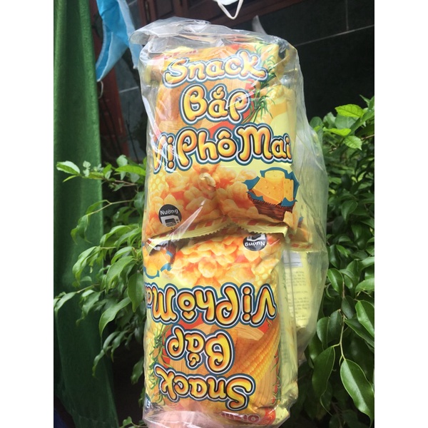 Bim bim Oishi snack bắp vị phô mai(bịch 10 gói 15g)