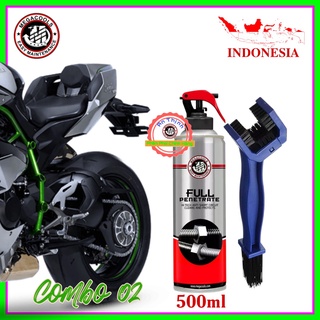 Combo megacools full penetrate - rửa sên và bàn chải chà sên 3d