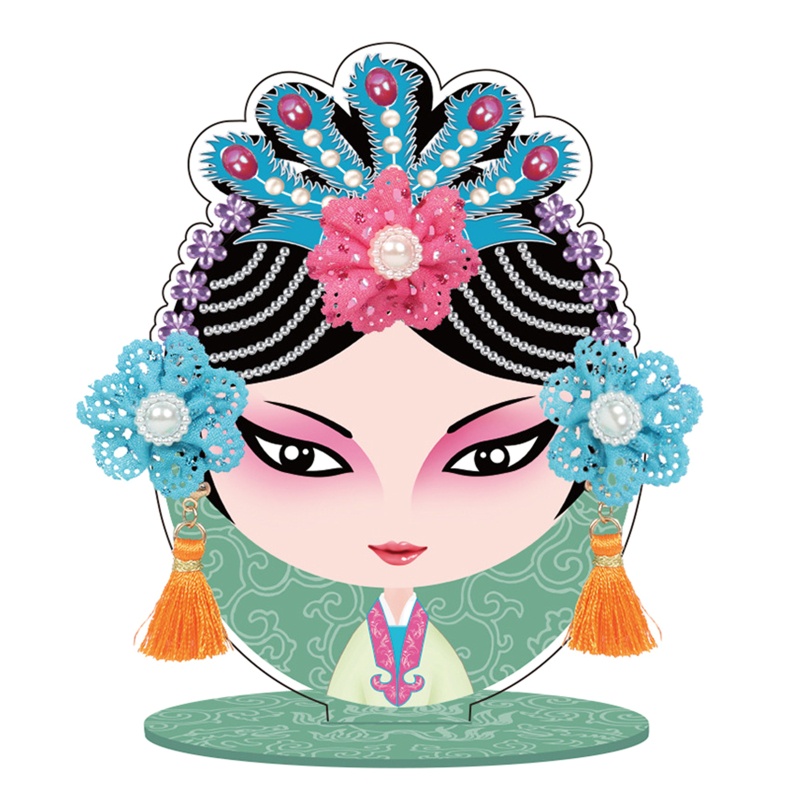 Youyo Bộ Gương Trang Điểm Kiểu Opera Truyền Thống Cho Nữ