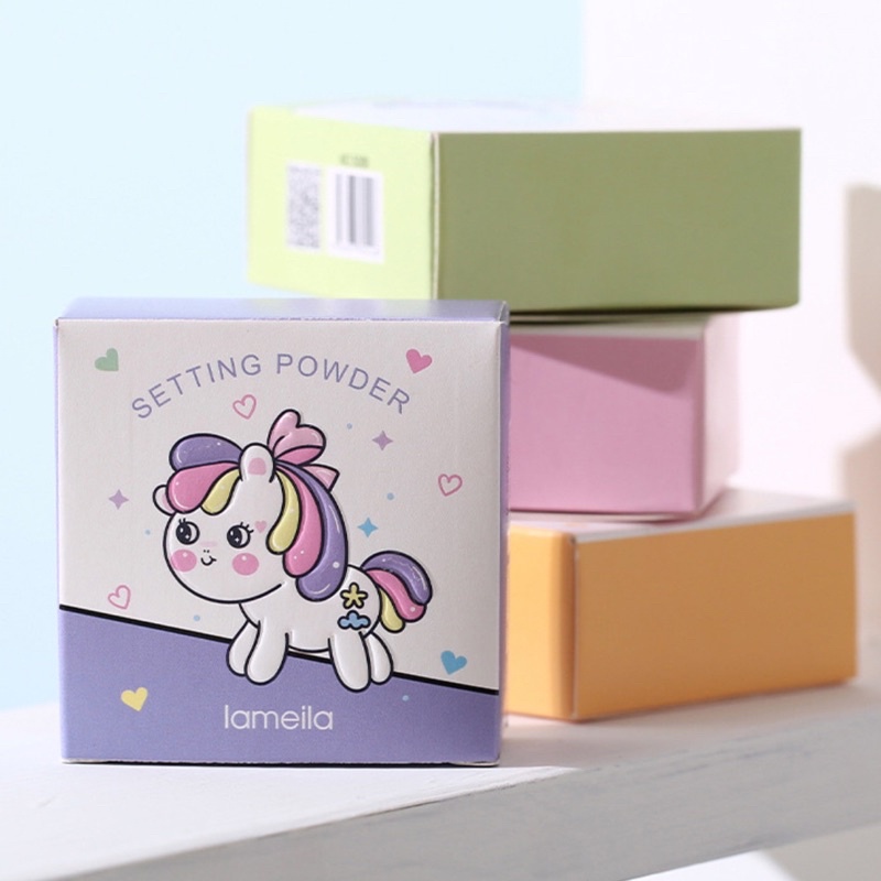 Phấn phủ kì lân Lameila nâng tông, không màu 5g vỏ kì lân cute, phấn mịn kiềm dầu | BigBuy360 - bigbuy360.vn