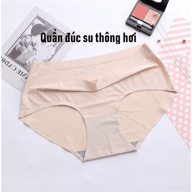 [Mã 12FASHIONSALE1 giảm 10K đơn 50K] [CÓ SIZE L Quần lót su đúc thông hơi, quần lót ko viền thông hơi QS06 | WebRaoVat - webraovat.net.vn