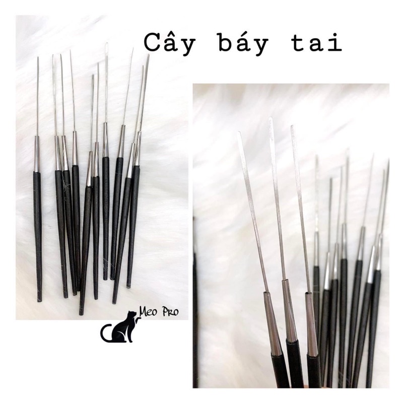Nhíp gắp ráy tai và dao cạo lông tai