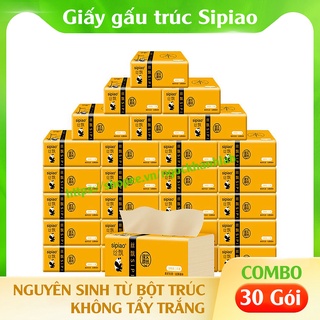 Thùng 30 Gói Giấy Ăn Gấu Trúc Sipiao