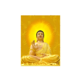 tranh thêu chữ thập phật tổ 43x47,lv3210