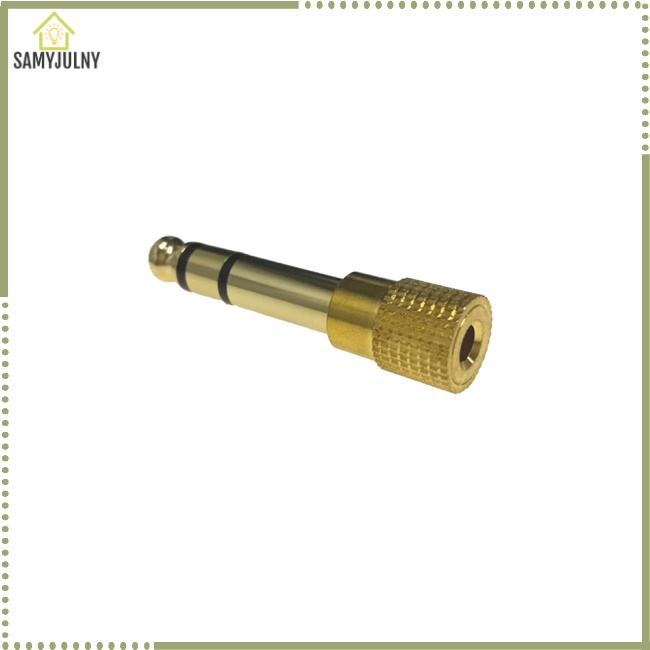 Giắc Cắm 3 Chấu TRS 6.5MM 3.5MM Kết Nối Âm Thanh 6.5 3.5 Aux