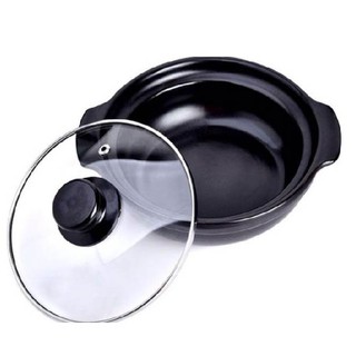 Nồi Đất Nắp kính 7"