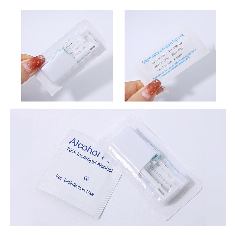 Dụng Cụ Xỏ Khuyên Tai An Toàn Sử Dụng 1 Lần