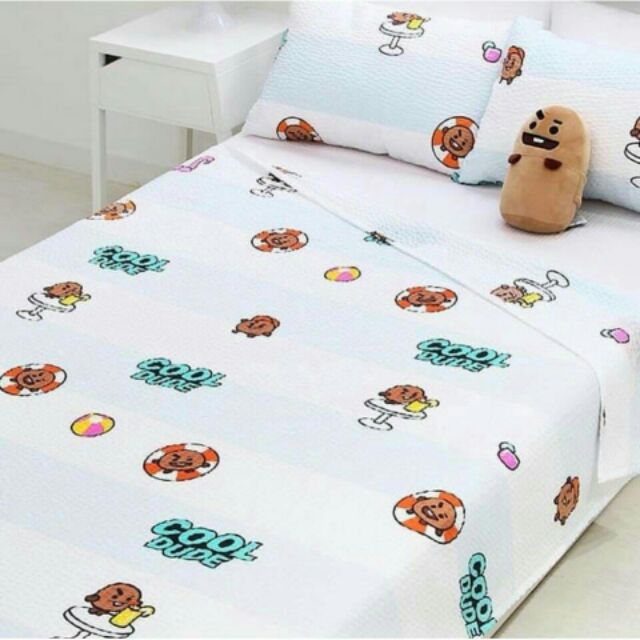 Vỏ chăn gra BT21 hàng off