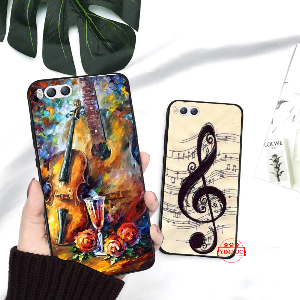 Xiaomi Mi 11i 11 Ultra Poco F3 Redmi K40 Note 9 10 Pro Max Soft Case 227C old musical note Music