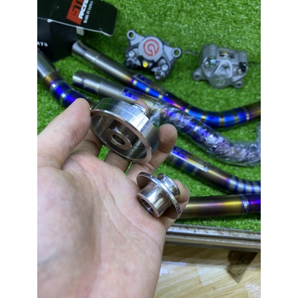 Chụp cóc inox salaya cho các dòng xe yamaha sirius ex135