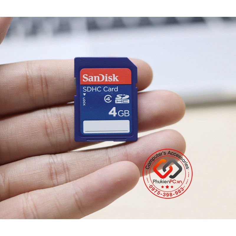 Thẻ nhớ SD 4Gb dung lượng thấp