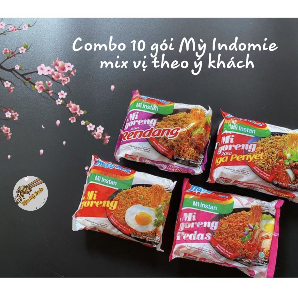 [Siêu ngon] Combo 10 gói Mì Trộn Indomie/ Mì Xào Khô Goreng cực hấp dẫn đủ vị | BigBuy360 - bigbuy360.vn