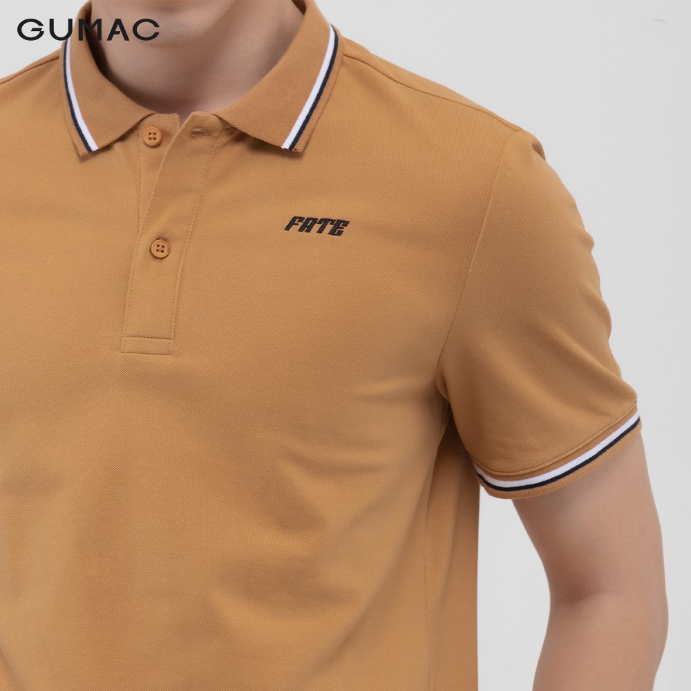 Áo thun polo nam phối viền bo GUMAC đủ màu, đủ size, trẻ trung ATNB1188 | BigBuy360 - bigbuy360.vn