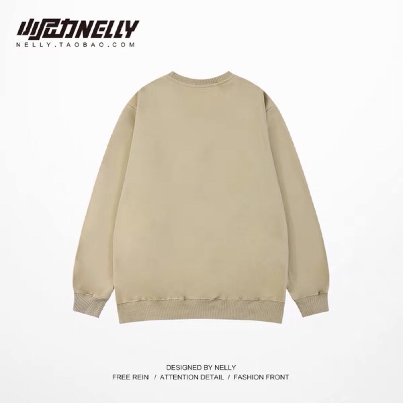 Áo sweater nelly heybig nỉ lót lông sale (có sẵn) reorg