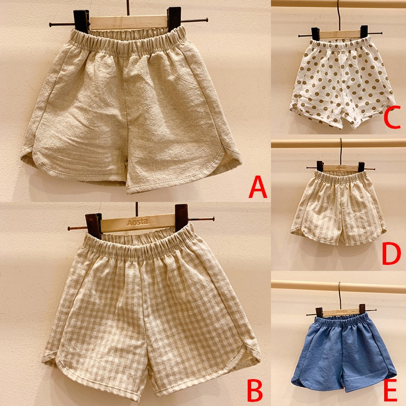 Quần Short Phong Cách Hàn Quốc Thời Trang Mùa Hè Cho Bé Trai/Bé Gái