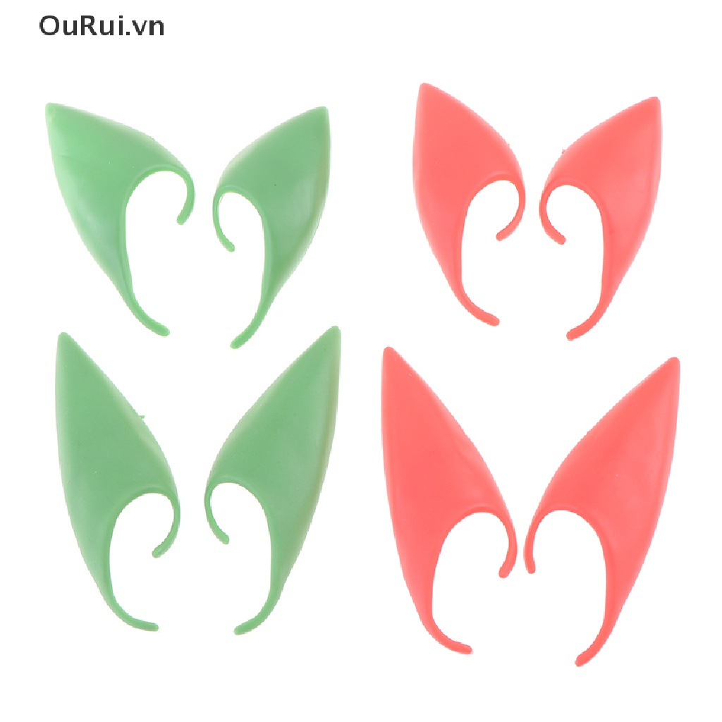 1 Cặp Tai Yêu Tinh Mềm Mại Hóa Trang Halloween