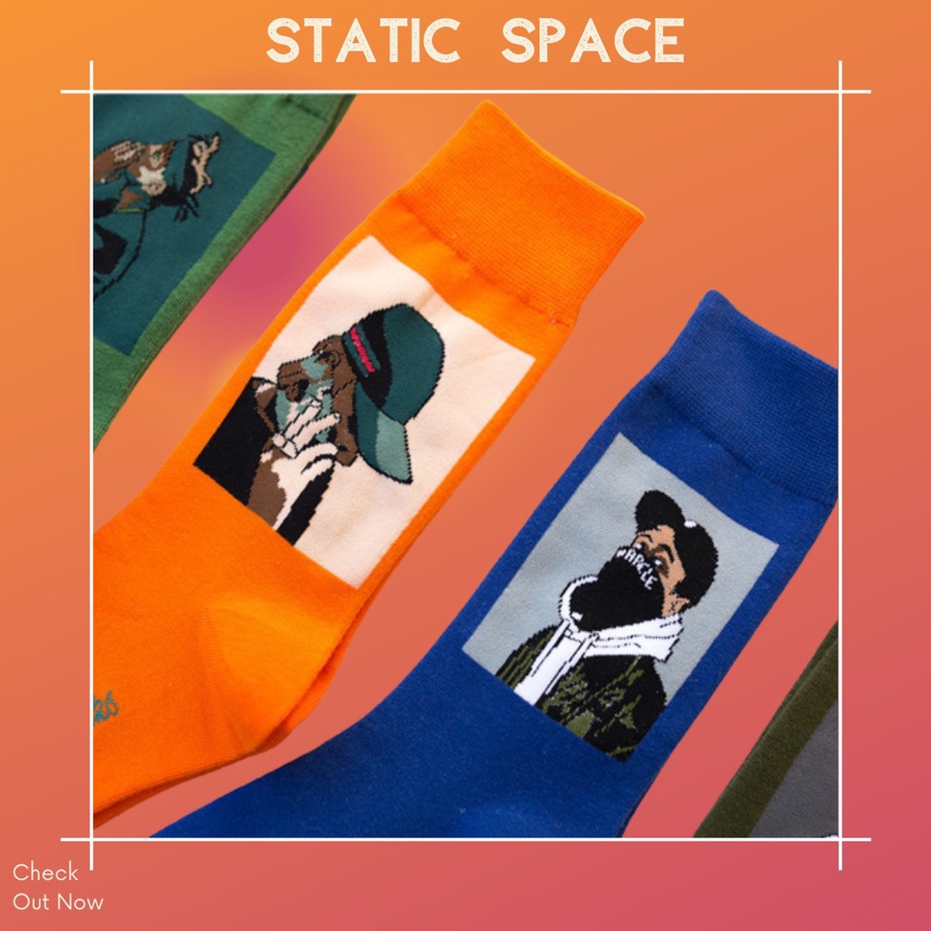 TẤT VỚ CAO CỔ FREESIZE HIPHOP NEVER DIED - STATIC SPACE