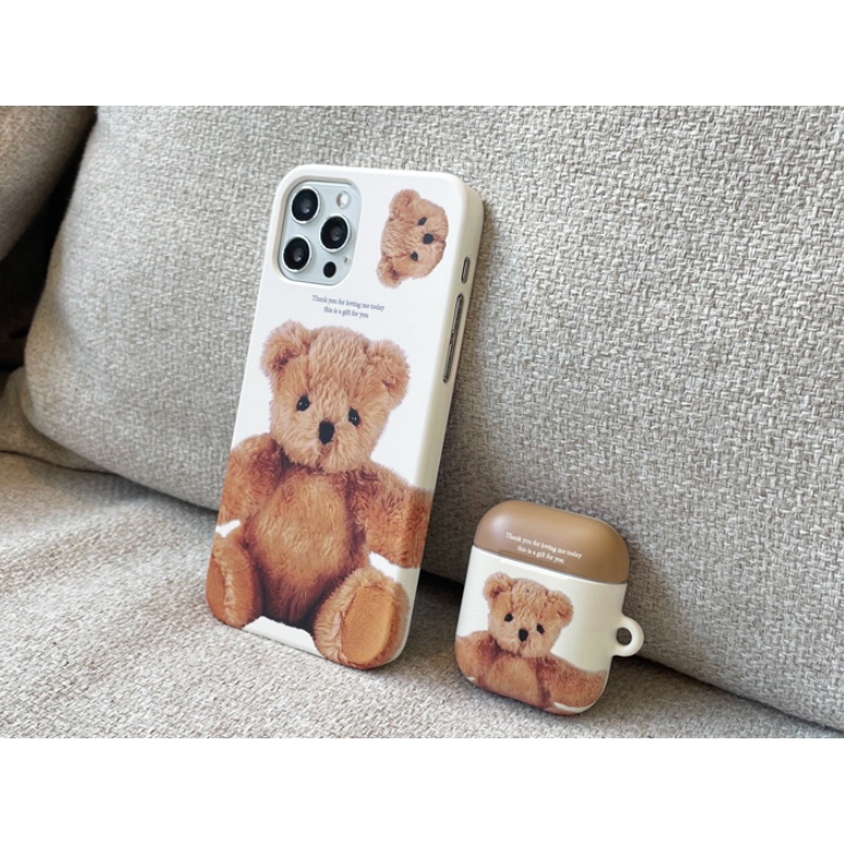 Korean earphone case   MoMoCase purchase Compatible for Airpods case  key ring