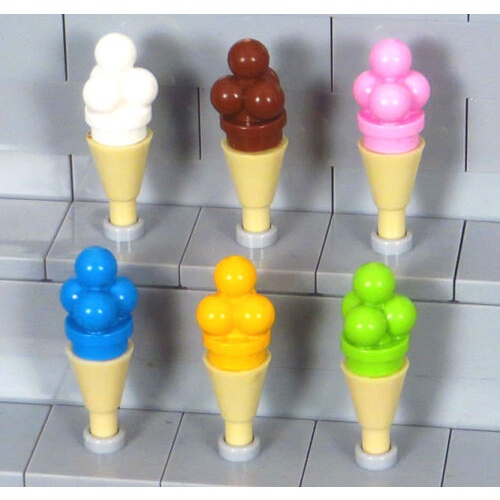 Lego Viên, cục kem / Lego Part 6254: Ice Cream Scoops