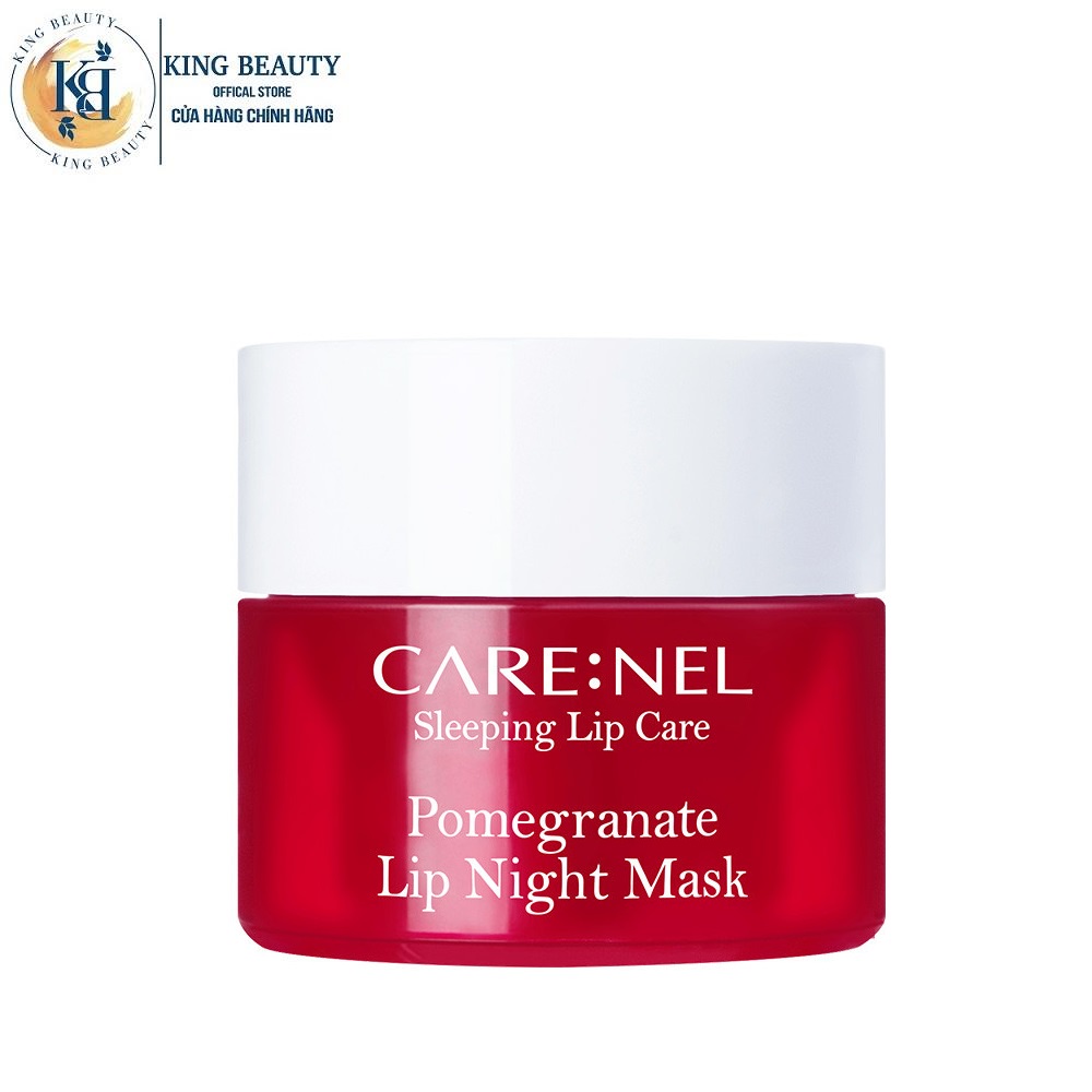 Mặt nạ ngủ mềm môi ngừa lão hóa tẩy tế bào chết môi Care:nel Pomegranate Lip Night Mask 5g - LỰU