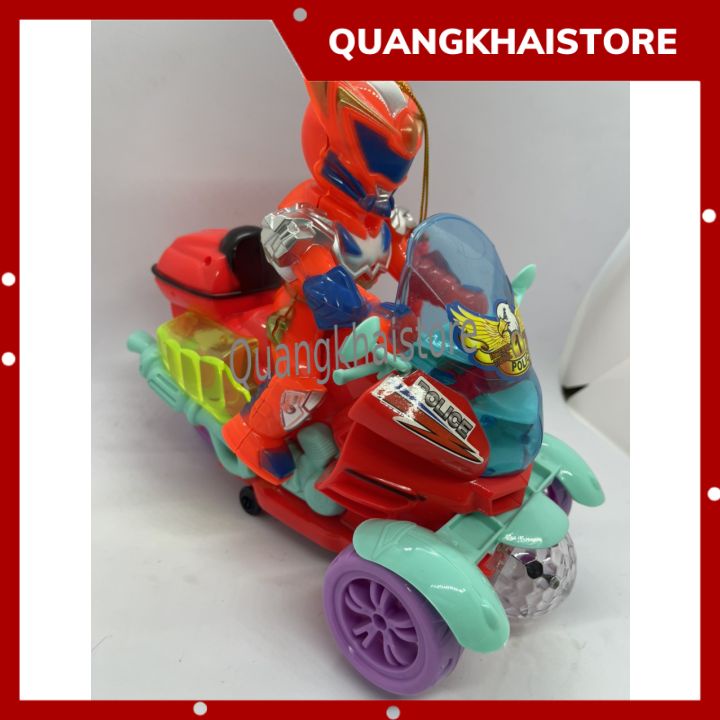 LỒNG ĐÈN TRUNG THU- Robot cưỡi xe mô tô chạy pin, có đèn, có nhạc