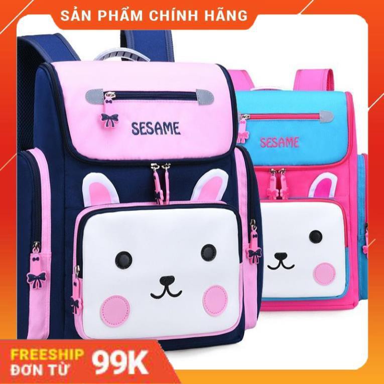 Balo đi học tiểu học cấp 1 cấp 2, cặp sách siêu nhẹ chống gù lưng bé gái bé trai