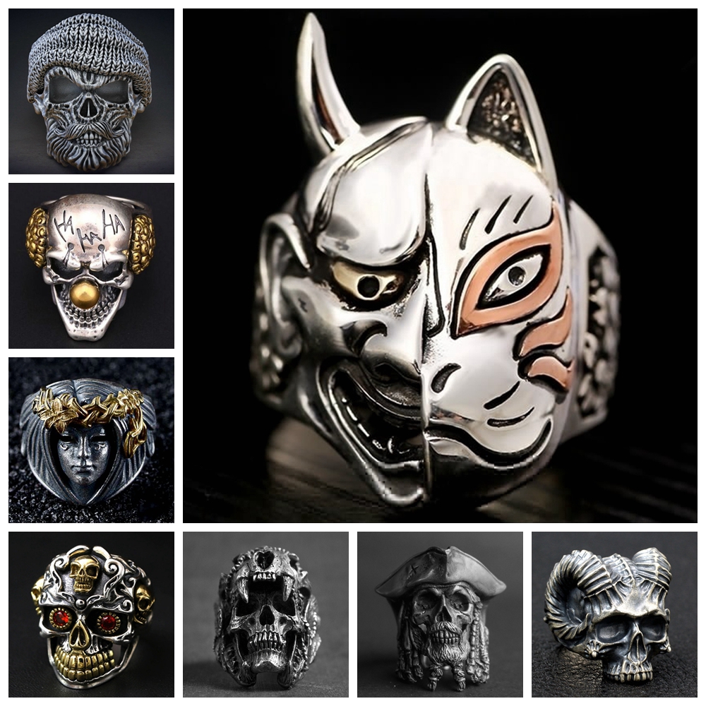 Nhẫn chiến binh cổ điển phong cách Ấn Độ Hip Hop MOILY