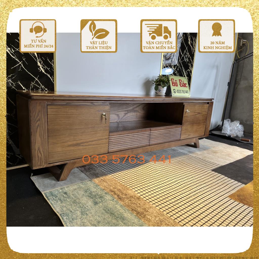 Kệ ti vi gỗ kích thước 1m8 - 2m - kệ tivi kiểu dáng mới nhất 2022