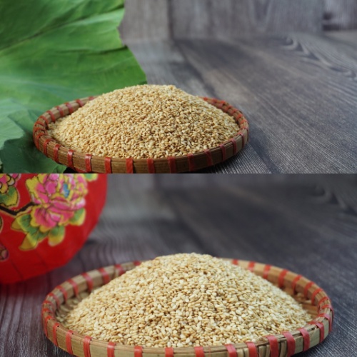 Vừng vàng rang sẳn,100garm, nhân làm bánh Trung Thu thập cẩm, thơm ngon, chất lượng tốt, dinh dưỡng cao, một loại gia vị