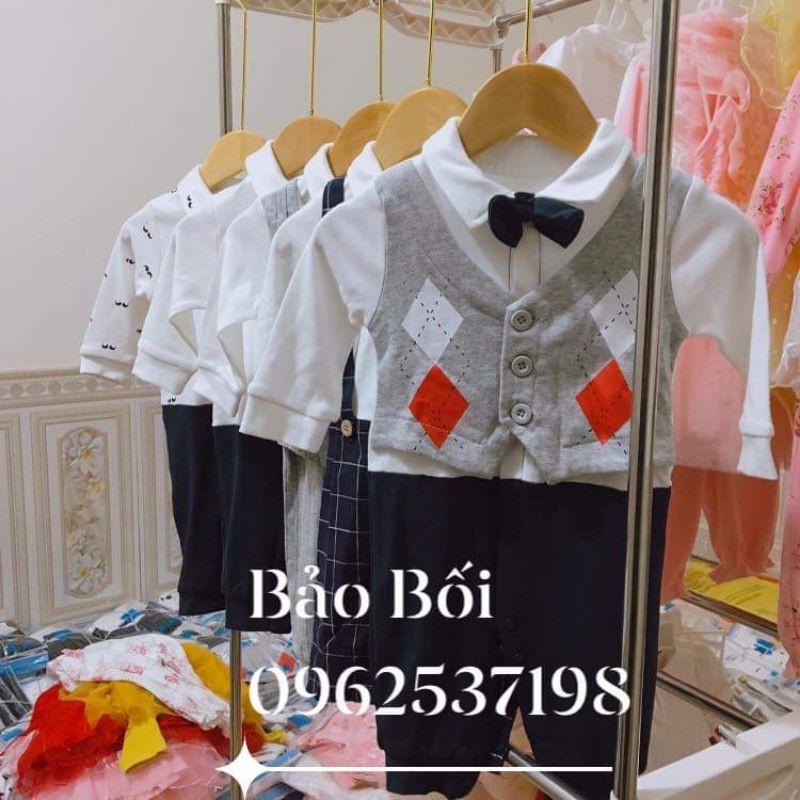 Body công tử  bodysuit dài tay cho bé size sơ sinh - 24 tháng tuổi