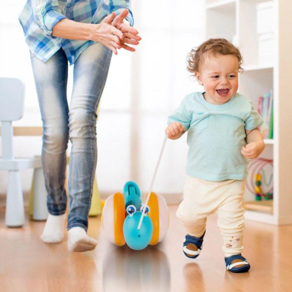 IVORY Đồ Chơi Tập Bò Họa Tiết Hoạt Hình Có Nhạc Cho Bé