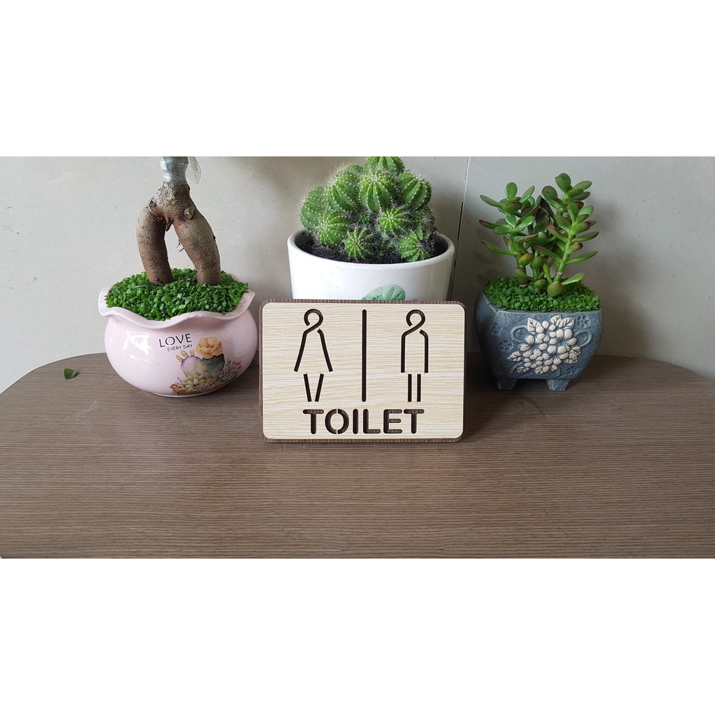 Bảng Trang Trí Phòng Tắm - BẢNG WC SIÊU RẺ