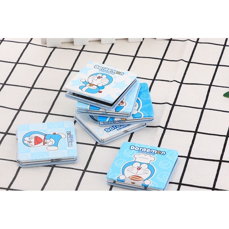 Gương Gấp Da Pu Bỏ Túi Doremon Doremon