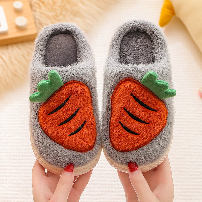 XẢ KHO : Dép Bông Đi Trong Nhà Cho Bé Hình Trái Cây Dễ Thương - Mẫu 03